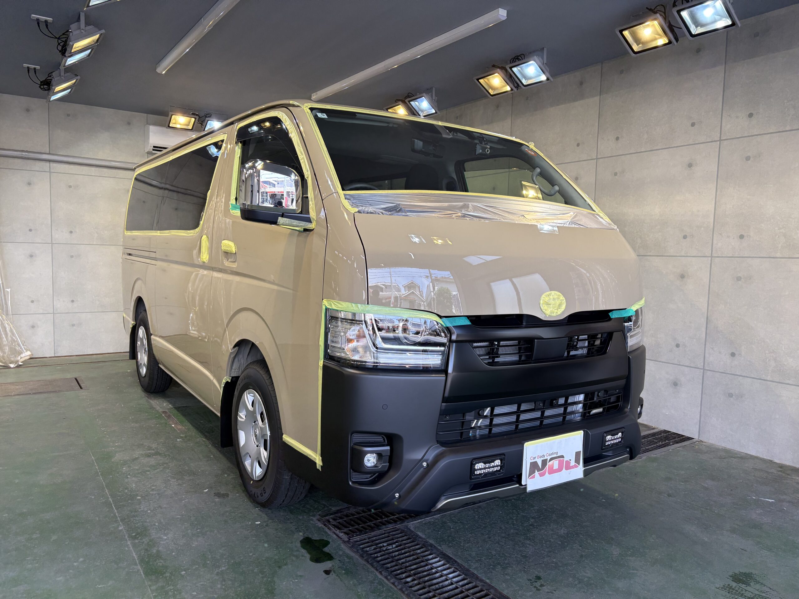 新型ハイエース / NOJセラミックコーティング